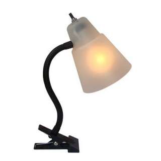 Gooseneck Clip Lamp   Black.Opens in a new window