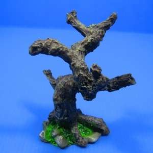 Tree Aquarium Ornament SS  roots trunk Decor Rock stone  