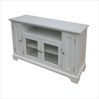 Home Styles Naples Entertainment Credenza White TV Stand 095385789183 