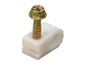    Steren BL 240 956WH 20 Coaxial Cable Mounting Clip