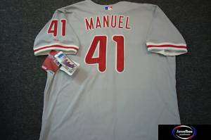 Phillies CHARLIE MANUEL AUTHENTIC COOL BASE JERSEY 40  