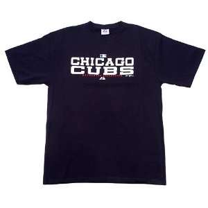 Chicago Cubs MLB Authentic Collection Stack Heavyweight T Shirt 