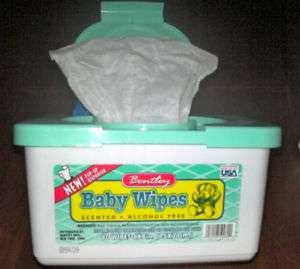 BENTLEY BABY WIPES SCENTED UNSCENTED TUB 80 WIPES NEW  