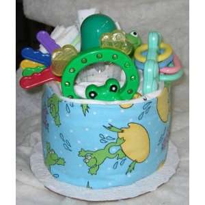  1 Tier Froggy Baby Diaper Cake Baby