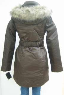NEW BABY PHAT QUILTED COAT, JACKET, BROWN, SMALL, NWT, 1342BP  