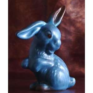  Sylvac Dark Blue Lop eared Rabbit 1303 7 inch height