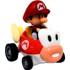  Mario Kart Tomy Gashopan 1.5 Inch Baby Mario Pull Back 
