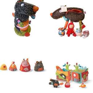 Set of 4 Gadzooks by Gund Plush Baby Toys  