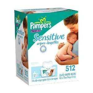  Pampers Sensitive Baby Wipes Refills 1024 Wipes Baby