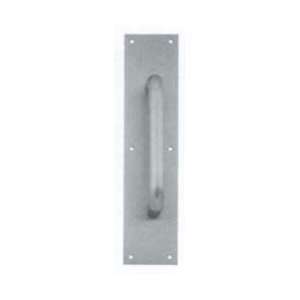 1692 Aluminum 4 x 16 Aluminum Pull Plate with 1 Round Handle on 10 