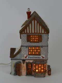 Department 56 Christmas Heritage Dickens Village Poulterer Lighted 
