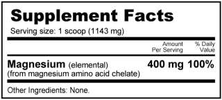 NutraBio Chelated Magnesium Powder 2500 Grams   100% Pure & Kosher 