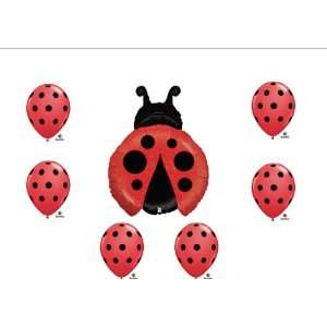  LADYBUG BIRTHDAY PARTY or BABY Shower Balloons Decorations 