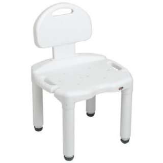 Carex Universal Bath Seat with Back B671 00 Heavy Duty Shower Seat 
