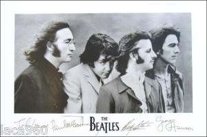 The BEATLES Famous Best Picture Signatures Poster  