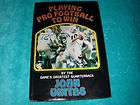 JOHN UNITAS Playing Pro Football to Win~1968 1st Edition HB/DJ~Harold 