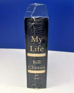SIGNED BILL CLINTON MY LIFE SEALED LIMITED EDITION PRESIDENT  