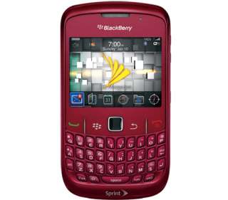 Blackberry   8530 Curve Red   Sprint   New Qwerty w/ 30 day Warranty 