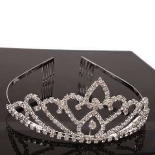 Elegant Shining Bridal Rhinestone Tiaras Crown Headband  