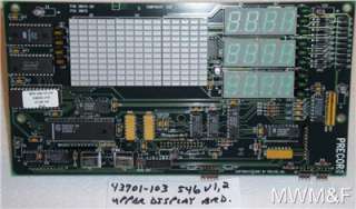 Precor Elliptical Parts,546 EFX, Elliptical, Upper Display Board part
