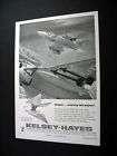 Kelsey Hayes Navy Sidewinder Control Fins 1958 print Ad