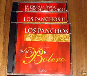 LOS PANCHOS PASION BOLERO VOL 1,2 & 3 MEXICO NEW X3 CDS  