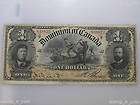 1898 One Dollar Note Bill Canada $1 Very Fine+ dc13c