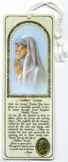 Mother Teresa/Theresa 2 1/2 by 7 Laminated Bookmark  