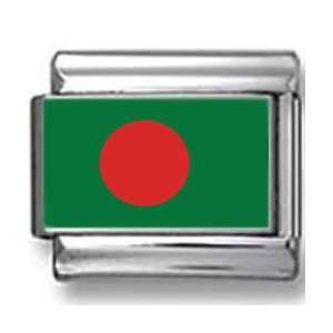  Bangladesh Flag Italian charm Jewelry