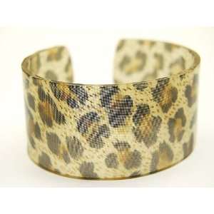  Leopard Print Bangle Bracelet 
