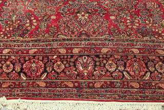 RRA 10x13 Persian Rug Sarouk Carpet Red Rug 13642  