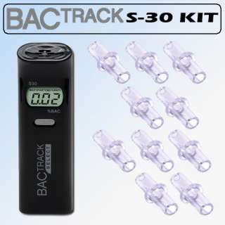 BACtrack S 30 Digital Portable Breathalyzer Bundle 797734266191  