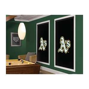  Oakland As MLB Roller Window Shades up to 78 x 78 