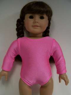 BUBBLEGUM PINK Gymnastic Leotard Doll Clothes For AMERICAN GIRL 