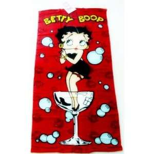  Betty Boop Hearts Beach Towel 