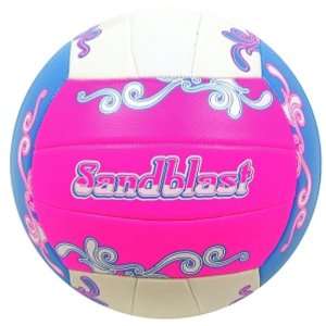  Official Synthetic Sandblast Beach Volleyball PINK/WHITE 