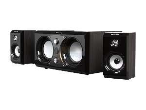 Eagle Arion ET AR516R BK 2.1 Soundstage Speakers with Dual Subwoofers 