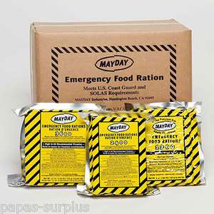   Survival Food Bar, Case of 36 Mayday 1200 Calorie Food Ration Bars