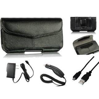 ZTE Chorus Case Premium Pouch, Car Charger, Travel Wall Home Charger 