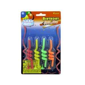  Straw look Birthday Candles Case Pack 72 