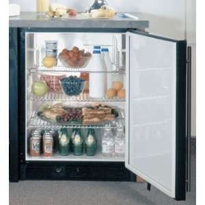   24 Inch Undercounter Refrigerator   ADA Height   Black Appliances