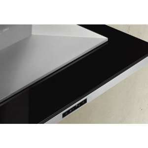   Wall Mount Chimney Range Hood in Stainless Steel with Blowers Black