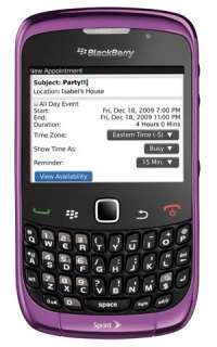 BlackBerry Curve 9330 Phone, Purple (Sprint)