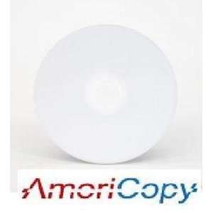 Americopy 100 pcs CD R Blank Discs 700MB 80 mins 52X White Top A Grade 