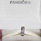 Authentic Pandora 925 ALE Brown Crystal Retired spacer 