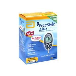  FreeStyle Lite Blood Glucose Monitoring System by Abbott 