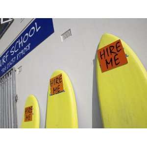 Surf Boards for Hire on Great Western Beach in Newquay Photographic 