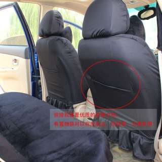 Hello Kitty Car Front Rear Seat Cover heart 18pcs black  