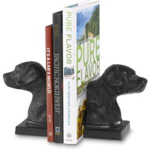    Eddie Bauer Cast Brass Iron Labrador Bookends