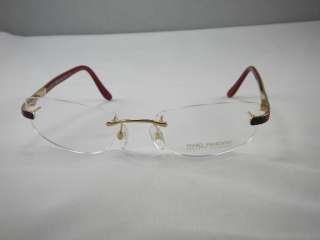   Crystal Womens Rimless Modified Cat Eye Eyeglasses Frames S167  